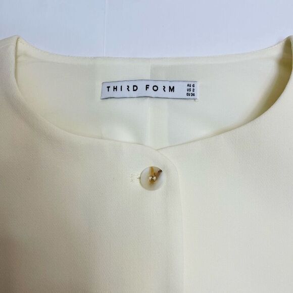 Third Form Skyline Tailored Bodice Tailored Vest Warm White Size 2 - Picture 9 of 13